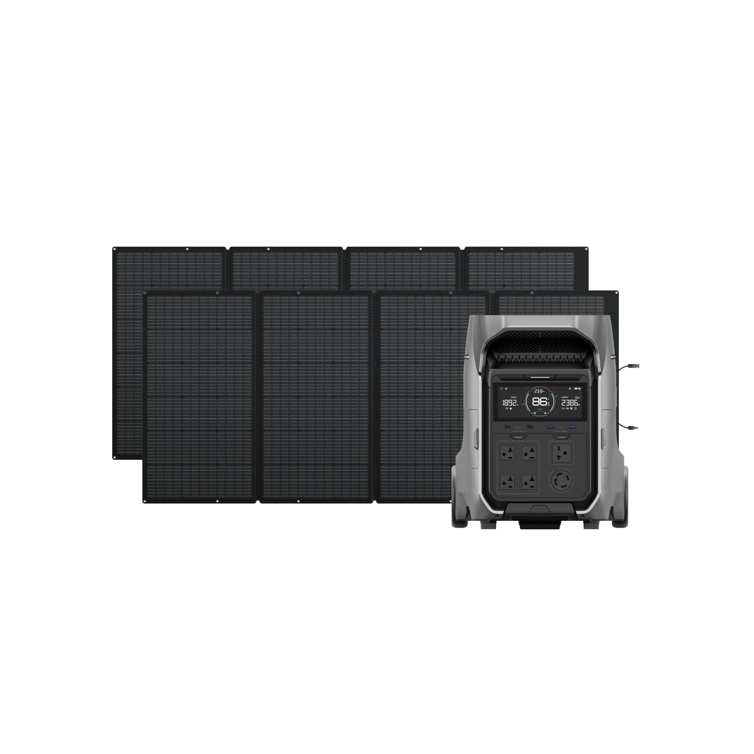 EcoFlow DELTA Pro 3 Portable Power Station + EcoFlow 400W Portable Solar Panel
